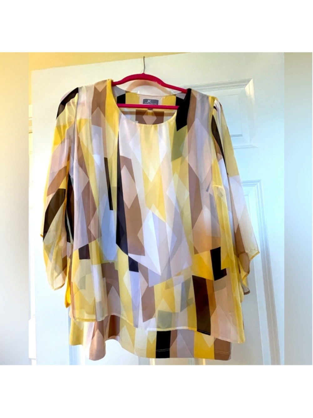 JM Collection Women's Blouse, Size Medium, EUC